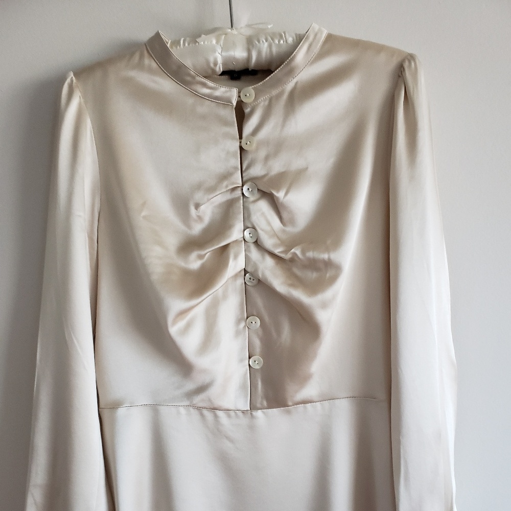 TOCCA cream silk dress 6 US
